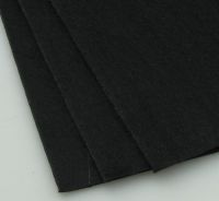 Филц лист - дебелина 3 мм., размер 20x30 см. цвят черен -1 брой
