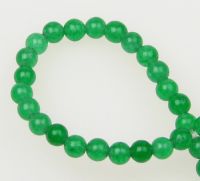 наниз мъниста полускъпоценен камък АХАТ зелен топче 4 мм ±100 броя