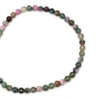 наниз мъниста полускъпоценен камък АХАТ ивичест асорте цветове топче 8 мм ±50 броя