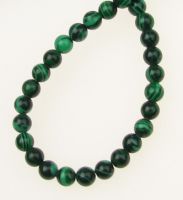 наниз мъниста полускъпоценен камък МАЛАХИТ СИНТЕТИЧЕН топче 4 мм ±100 броя