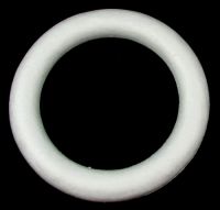 Фигурка стиропор кръг 200 мм. объл за декориране - 1 брой