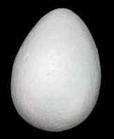 Фигурка стиропор яйце 150 х 110 мм. за декориране - 1 брой