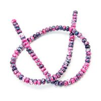 наниз мъниста полускъпоценен камък ТЮРКОАЗ синтетичен циклама МИКС абакус 6x4 мм ±100 броя