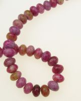 наниз мъниста полускъпоценен камък ТЮРКОАЗ синтетичен циклама МИКС шайба 10x7 мм ±58 броя