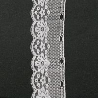 лента дантела 65 мм бяла - 1 метра