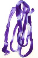 полиестерен ръкав за найлонови цветя /тип чорапогащник/ двуцветен преливащ бяло-лилав -пакет 5 бр.