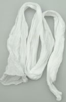 полиестерен ръкав за найлонови цветя /тип чорапогащник/ бял -пакет 5 бр.