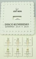 Диск Kumihimo за плетене, кумихимо квадрат-15 x 15 см